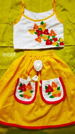 Bougainvillea Skirt Top