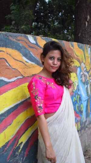 Floral Zardausi Blouse