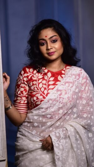 Ruby Leafwork Blouse