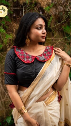 Scarlet Petal Collar