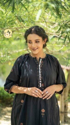 Onyx Jamdani Dress