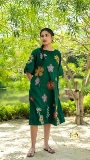 Emerald Canopy Dress