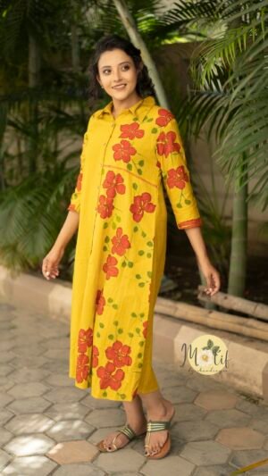 Mustard Bloom Dress