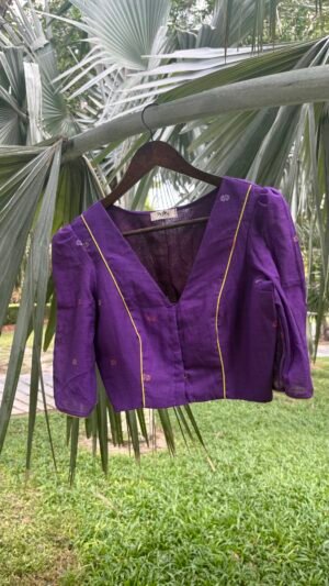 Periwinkle Jamdani Blouse
